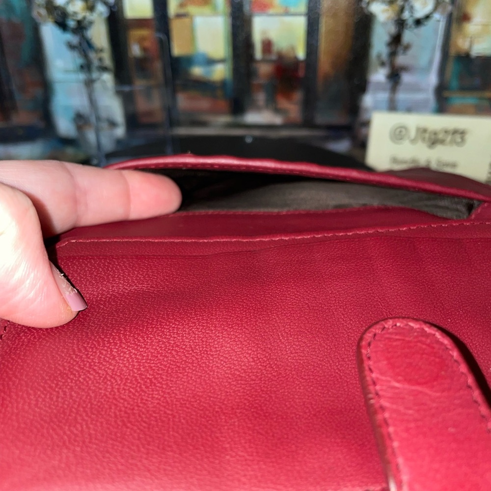Bottega Veneta Red Intrecciato Leather Continental Wallet - Picture 6 of 13